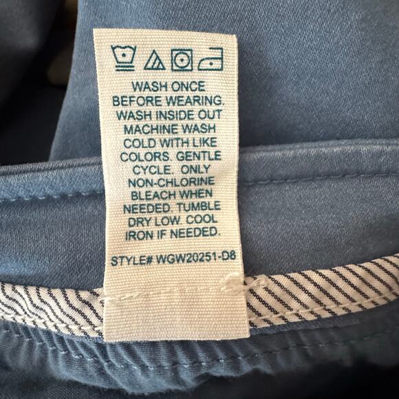 41 Hawthorn Women’s Slant Pocket Pants Blue Cotton Blend Mid Rise NWT Size 16 - Picture 8 of 8